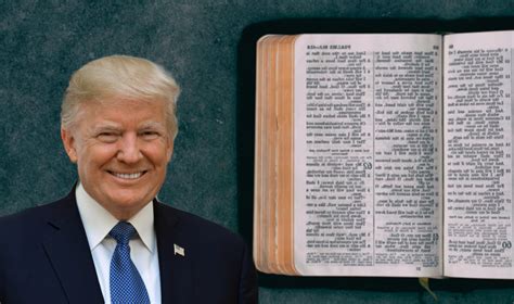 donald trump reads verses from the bible